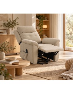 Sillón PARAISO, levanta Personas Relax 3 Motores Tela en... 2