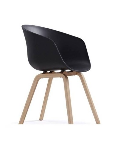 Silla con brazos TEDAN, metal, polipropileno.