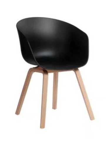 Silla con brazos TEDAN, metal, polipropileno.