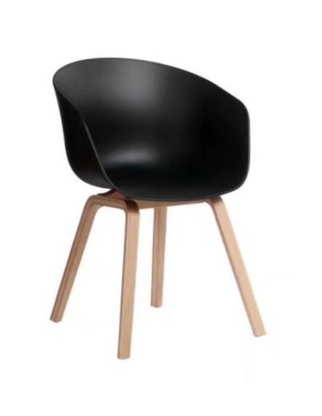 Silla con brazos TEDAN, metal, polipropileno.