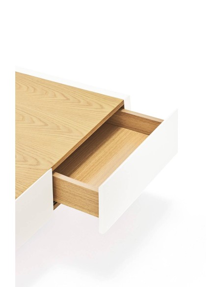 Teulat Mesa de centro Arista 110x60, roble, lacado blanco. Teulat Mesa de centro Arista 110x60, roble, lacado blanco.