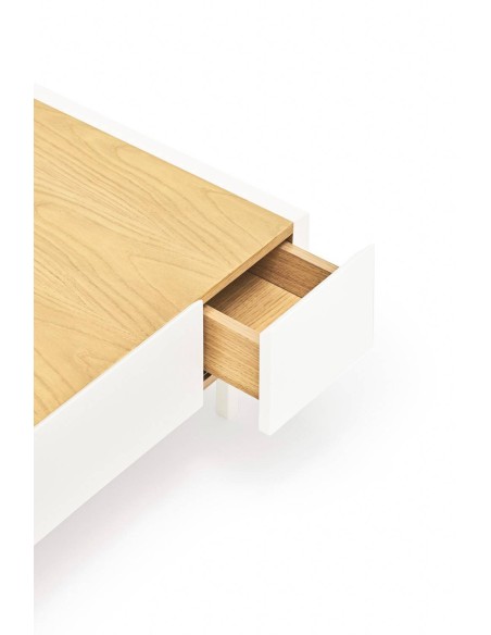 Teulat Mesa de centro Arista 110x60, roble, lacado blanco. Teulat Mesa de centro Arista 110x60, roble, lacado blanco.