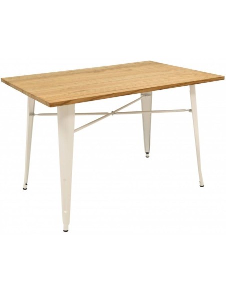 MESA TOLIX 120X80, PAUCHARD, madeira, aço