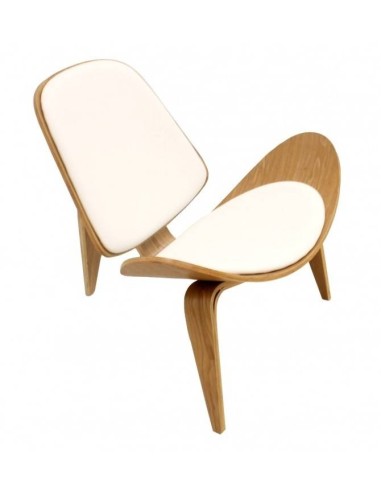Cadeira de Lounge Ch07 ash, réplica Hans J. Wegner