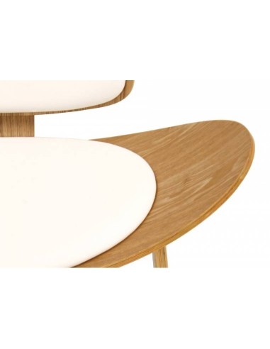 Cadeira de Lounge Ch07 ash, réplica Hans J. Wegner