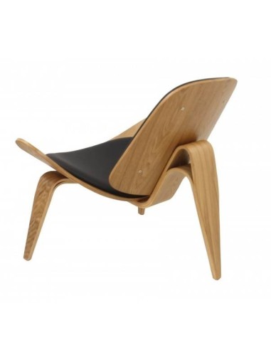 Cadeira de Lounge Ch07 ash, réplica Hans J. Wegner