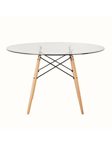 Mesa redonda de cristal TOW 120