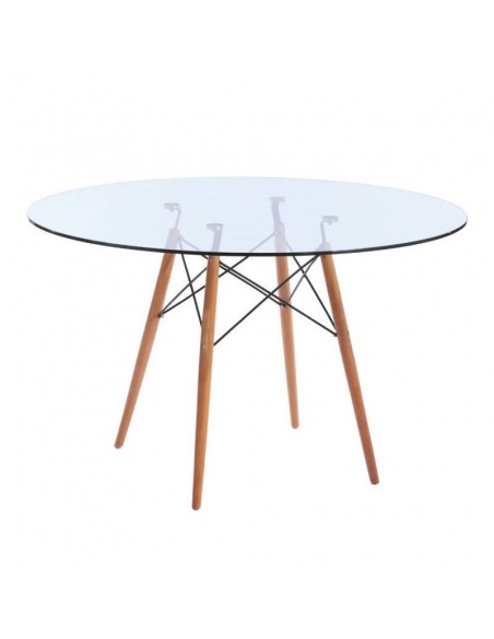 Mesa redonda de cristal TOW 120