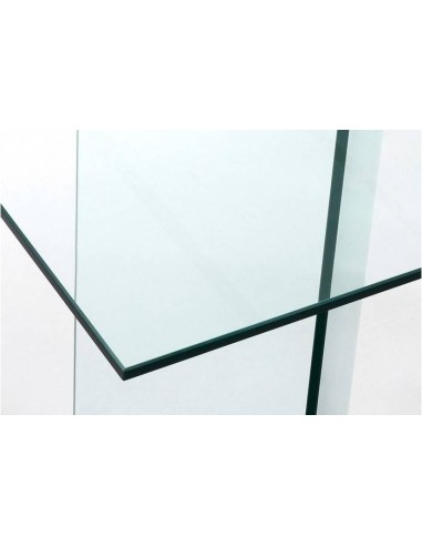Mesa De Comedor Burano 200x120, Cristal Transparente