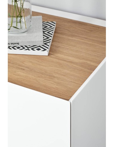 TEULAT APARADOR ARISTA 110x40, gavetas Interiores lacadas a branco.