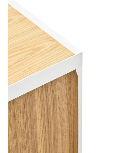 TEULAT APARADOR ARISTA 110x40, cajones Interiores lacado en blanco.