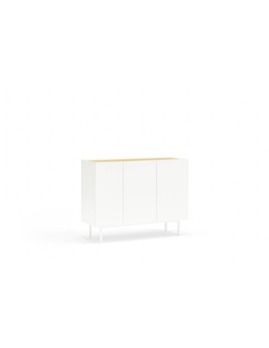 TEULAT APARADOR ARISTA 110x40, cajones Interiores lacado en blanco.