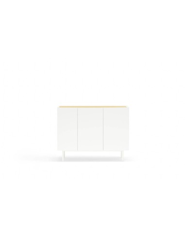 TEULAT APARADOR ARISTA 110x40, gavetas Interiores lacadas a branco.