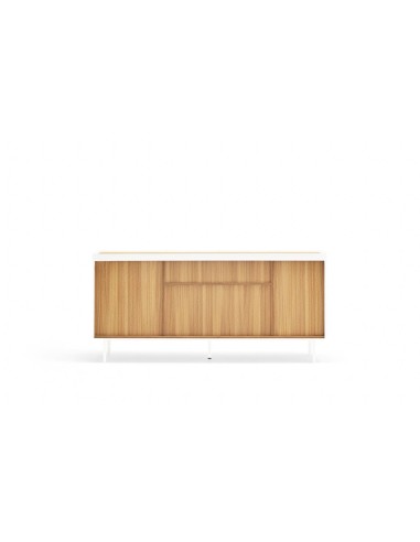 TEULAT APARADOR ARISTA 165x40, minimalista, lacado en blanco.