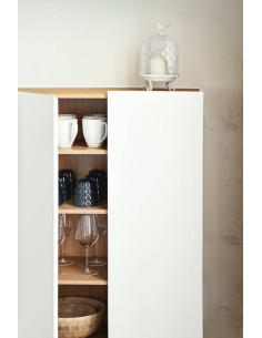 TEULAT MUEBLE AUXILIAR ARISTA, BOTELLERO, BLANCO. 2