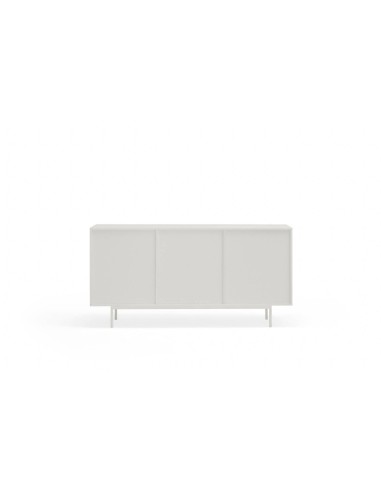 TEULAT APARADOR Serra 160x47, nordico, gavetas, lacado a branco.