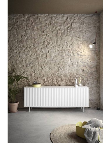 APARADOR Serra 210x44, minimalista, gavetas