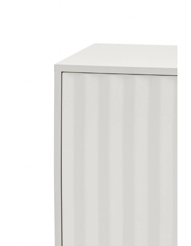 Teulat APARADOR SIERRA 210x44, minimalista, cajones lacado en blanco.