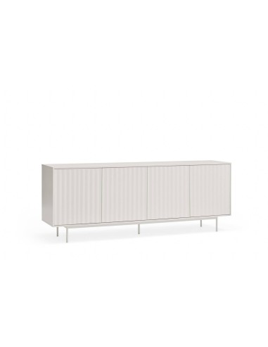TEULAT APARADOR Serra 210x44, minimalista, gavetas lacadas a branco.