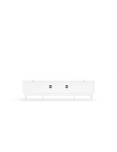 TEULAT móvel TV ponto 180X40, DM lacado e metal branco