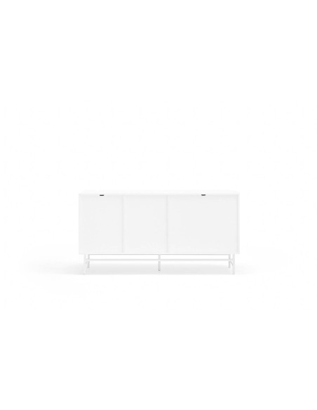 TEULAT APARADOR ponto 150X47, DM lacado e metal branco TEULAT APARADOR ponto 150X47, DM lacado e metal branco