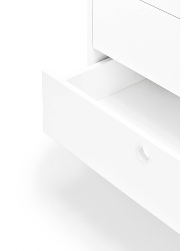 TEULAT APARADOR ponto 150X47, DM lacado e metal branco