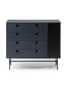 TEULAT CONFORTÁVEL MALHA 97X45 PRETO, AZUL ACINZENTADO 2