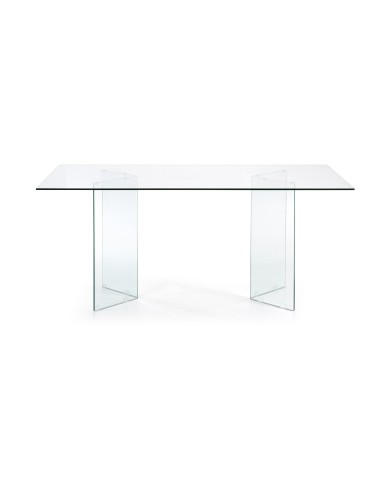 Mesa BURANO Comedor 180x90 Cristal Transparente