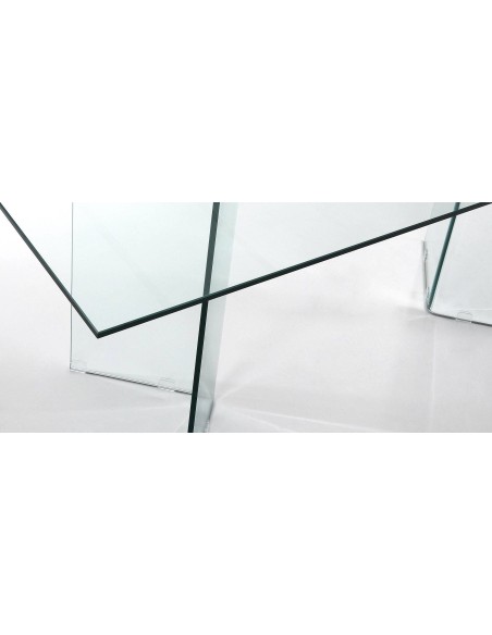 Mesa BURANO sala de Jantar 180x90 Vidro Transparente Mesa BURANO sala de Jantar 180x90 Vidro Transparente