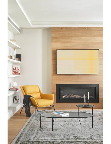 POLTRONA DE DESIGN SADIRA MOSTARDA.