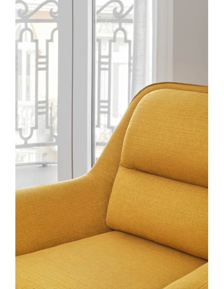 POLTRONA DE DESIGN SADIRA MOSTARDA.
