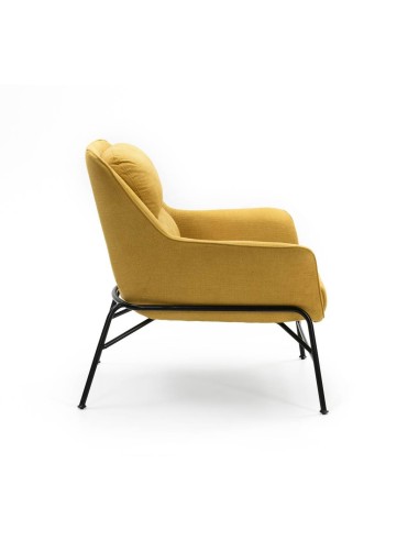 POLTRONA DE DESIGN SADIRA MOSTARDA.