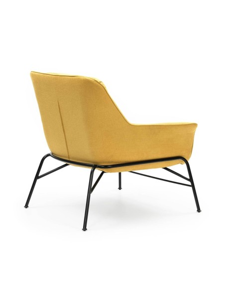 BUTACA DE DISEÑO SADIRA MOSTAZA.