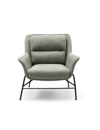 BUTACA DE DISEÑO SADIRA GRIS VERDOSO.