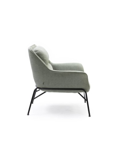 BUTACA DE DISEÑO SADIRA GRIS VERDOSO.