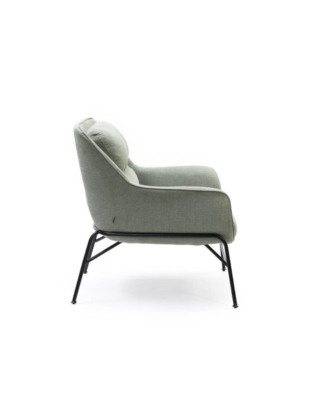 BUTACA DE DISEÑO SADIRA GRIS VERDOSO.