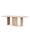 TEULAT ARQ LOUNGE TABELA 200x100, cinza NATURAL