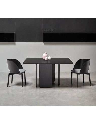 TEULAT MESA CUADRADA ARQ 137, NEGRO