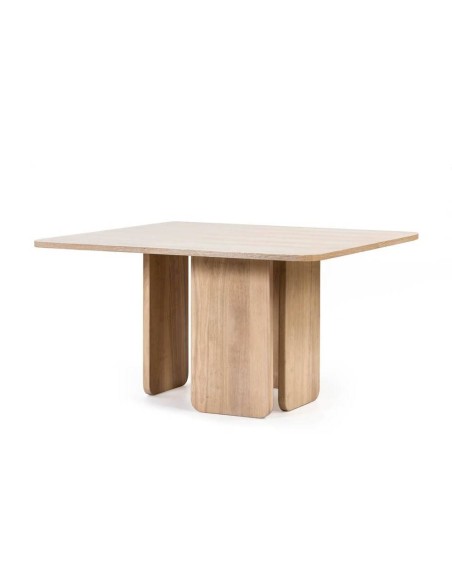 TEULAT MESA CUADRADA ARQ 137, madera NATURAL