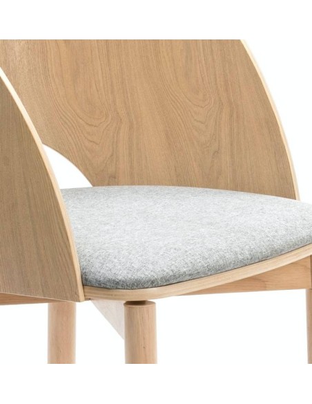 TEULAT SILLA DE DISEÑO DAM, MADERA Natural TEULAT SILLA DE DISEÑO DAM, MADERA Natural