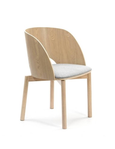 TEULAT SILLA DE DISEÑO DAM, MADERA Natural
