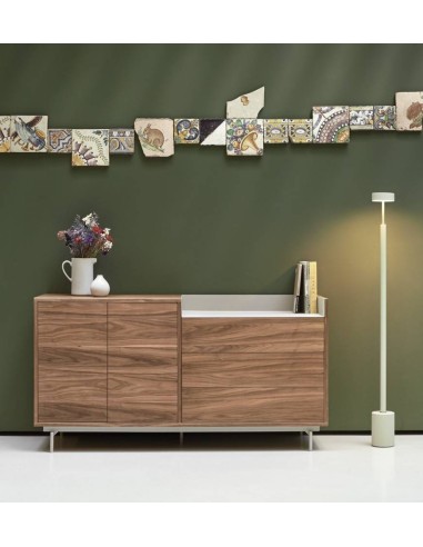 TEULAT APARADOR VALLEY 150X45 NOGAL, GRIS