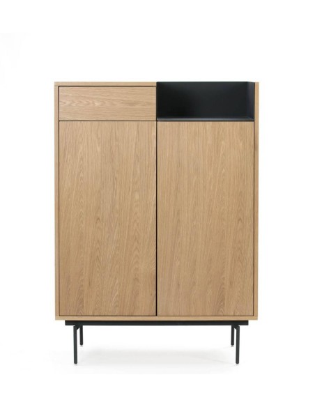 TEULAT ARMÁRIO AUXILIAR VALLEY 130X92 CARVALHO, AZUL TEULAT ARMÁRIO AUXILIAR VALLEY 130X92 CARVALHO, AZUL