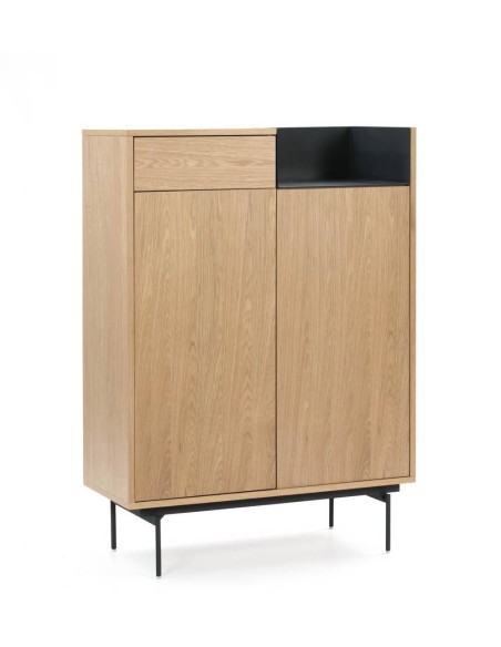 TEULAT MUEBLE AUXILIAR VALLEY 130X92 ROBLE, AZUL