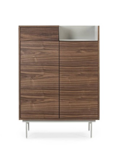 TEULAT MUEBLE AUXILIAR VALLEY 130X92 NOGAL, GRIS