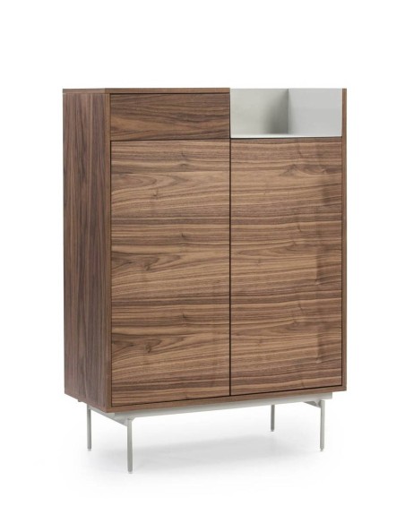 TEULAT MUEBLE AUXILIAR VALLEY 130X92 NOGAL, GRIS