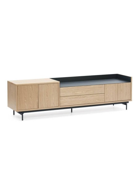 TEULAT MUEBLE TV VALLEY 180X40, ROBLE, AZUL