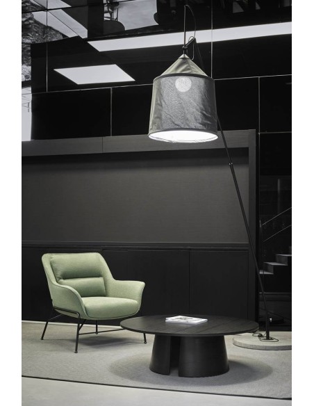 TEULAT MESA CENTRO REDONDA CEP 110,COLOR NEGRO