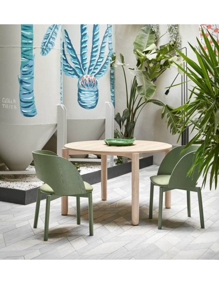 TEULAT MESA REDONDA ATLAS 120, FRESNO NATURAL