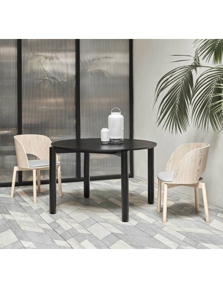 TEULAT MESA REDONDA ATLAS 120, PRETO TEULAT MESA REDONDA ATLAS 120, PRETO